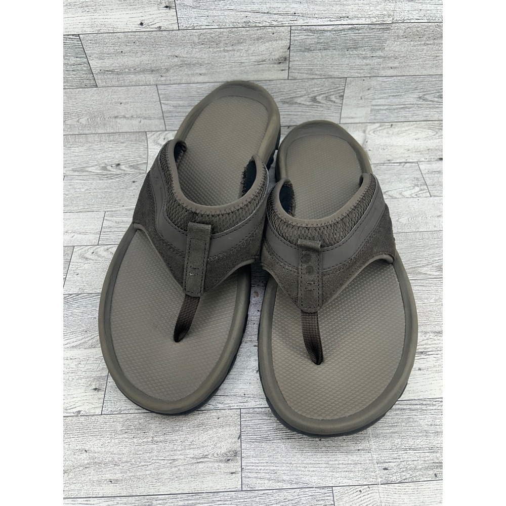 Teva Katavi 2 Men Thong Sandals Brown Suede Hiking Flip Flops 1002432 Size 14